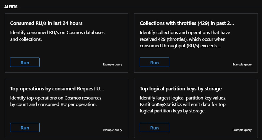 Cosmos Analytics